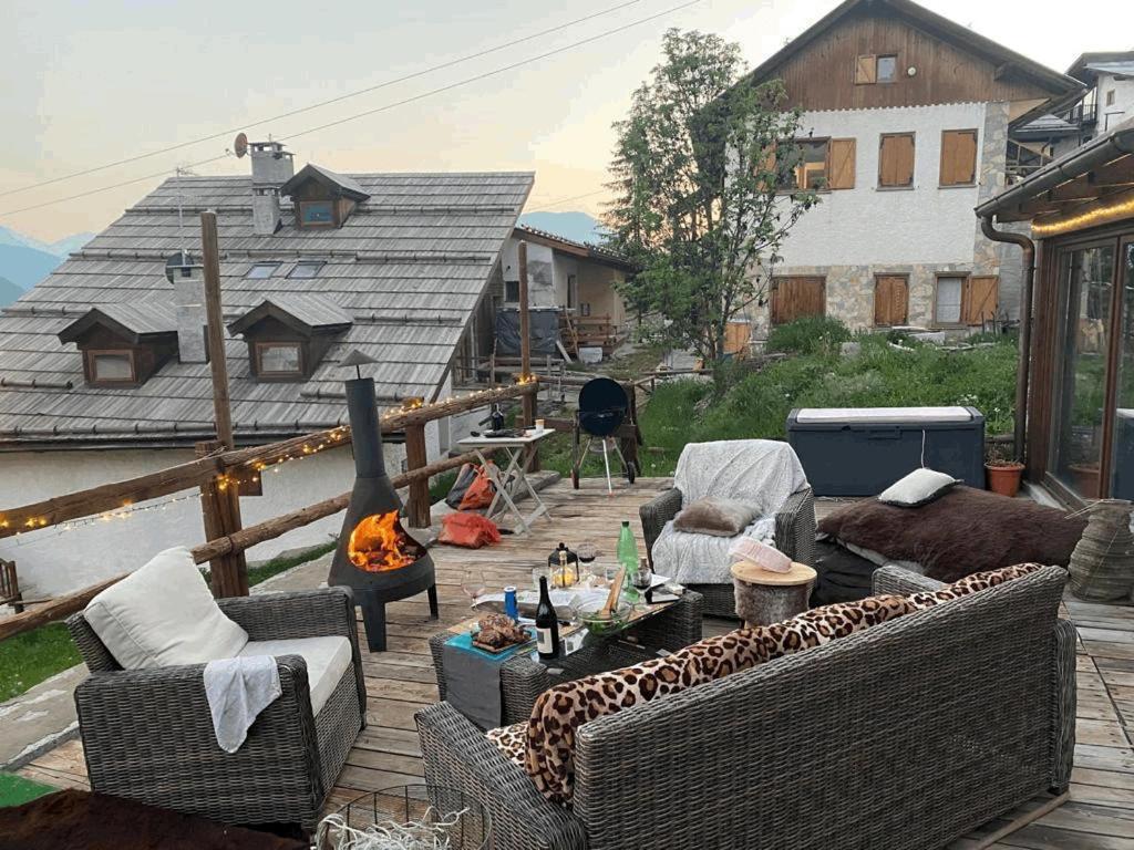 Chalet Sestriere Champlas du Col Esterno foto
